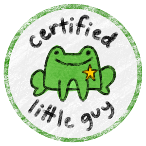 Certified Little Guy Vinyl Sticker