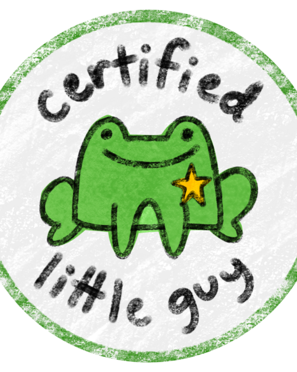 Certified Little Guy Vinyl Sticker