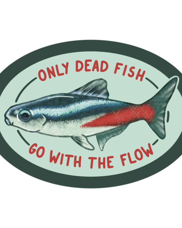 Funny Fish Vinyl Sticker